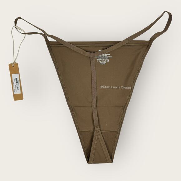 SKIMS Plus Size Underwear Bundle | 2X Fits Everybody T String Thong Umbre Oxide - Picture 3 of 6